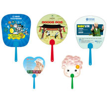 Customise advertising plastic/summer hand fan for promotion or event